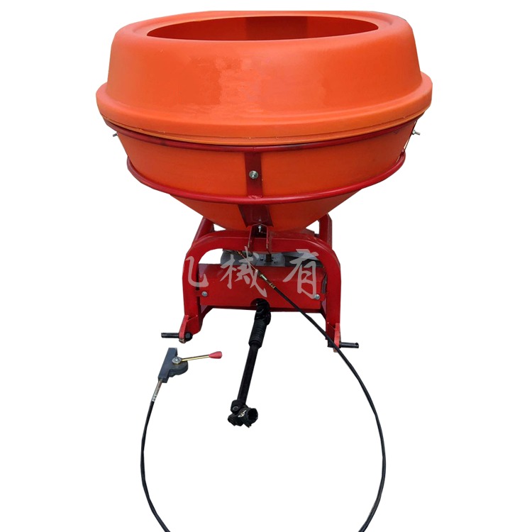 禹鸣机械塑料桶撒肥机 颗粒粉末肥撒播机 大容量扬肥施肥机圆桶撒肥机 撒盐机
