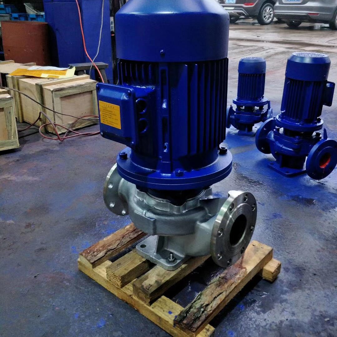 整体304材质IHG50-160立式不锈钢离心泵 IHG50-160A不锈钢化工泵 不锈钢立式管道泵图片