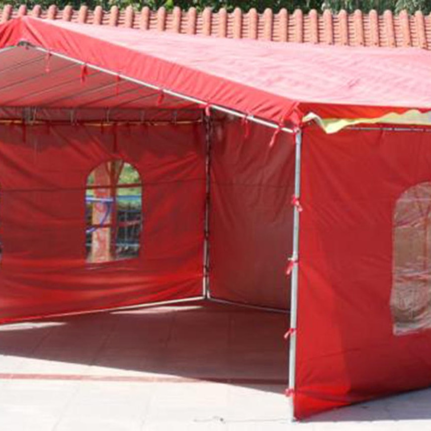 红白喜事大棚自制钢管焊接帐篷架婚宴帐篷定图片