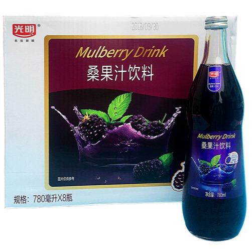 780ml光明桑果汁价格、上海光明桑果汁销售价格、桑果汁02图片