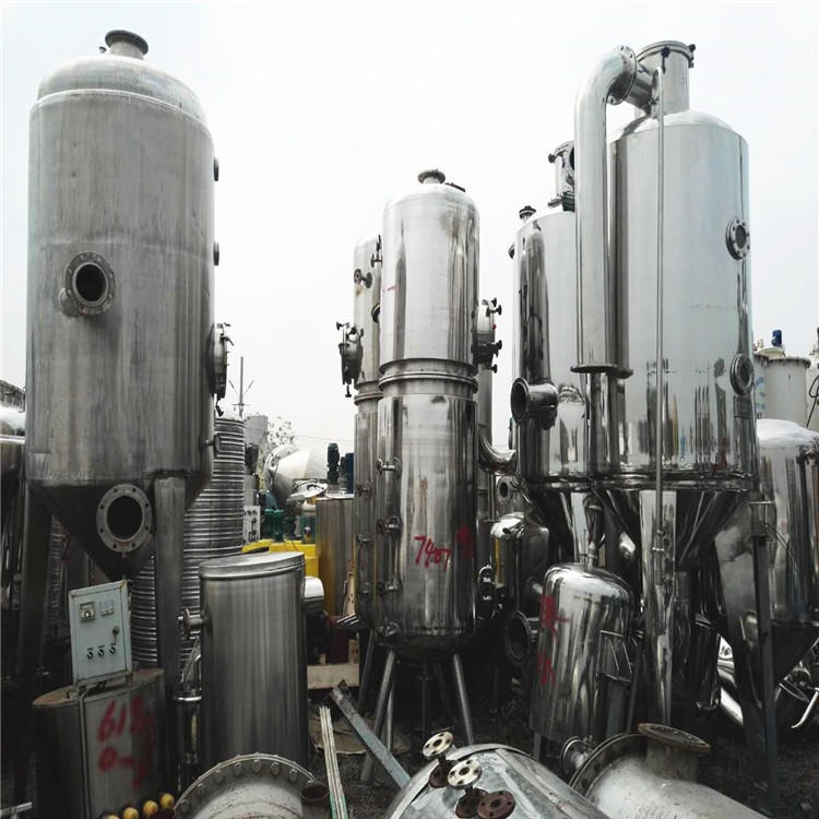 回收 二手蒸发器 制冷回收多种二手蒸发器昌兴回收二手蒸发器9成新双效5吨蒸发器