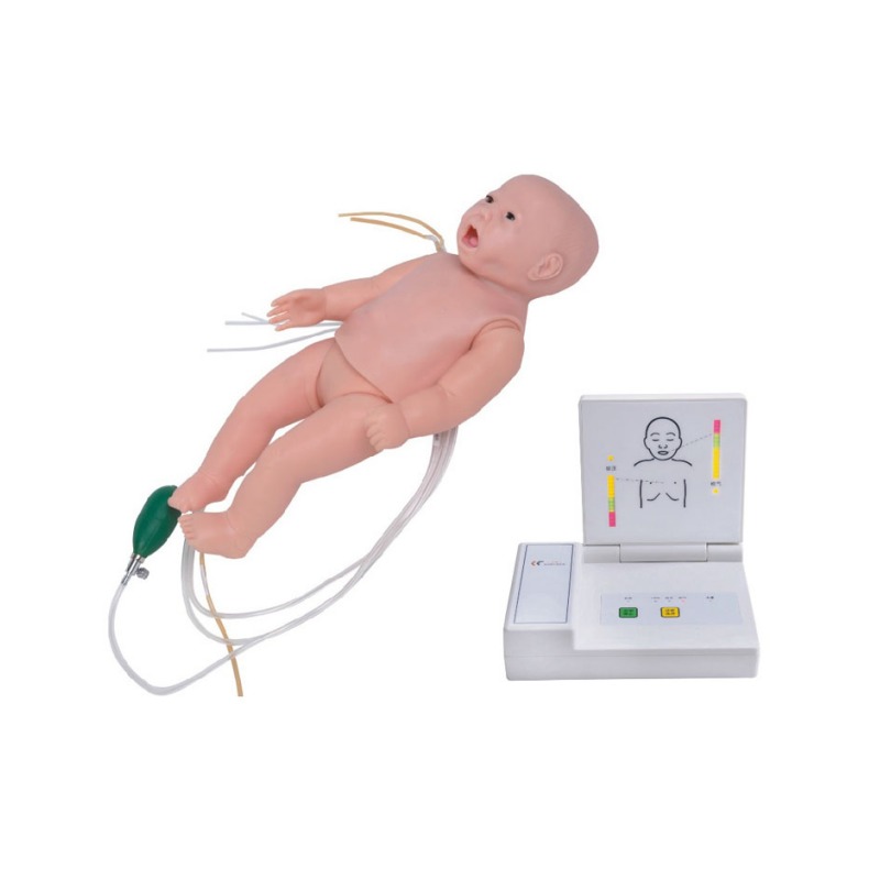 全功能新生儿模拟人实训考核装置  全功能新生儿模拟人实训设备 全功能新生儿模拟人综合实训台图片