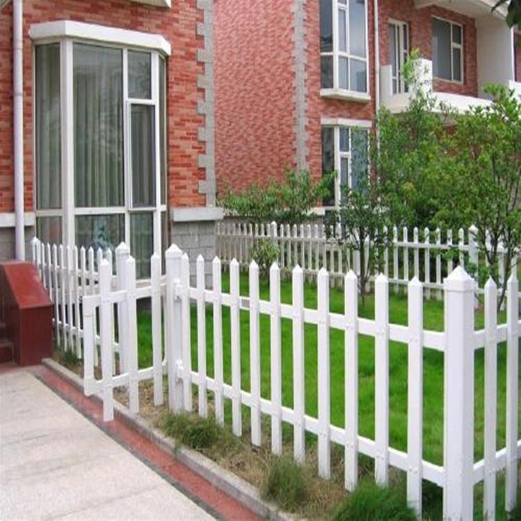 满星实业供应 草坪围栏 pvc塑钢护栏 户外花园栏杆 绿化带塑料隔离栏 花坛室外栅栏