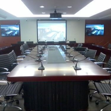 鸿门-办公会议室系统 多媒体办公室科室会议室桌椅智能化图片