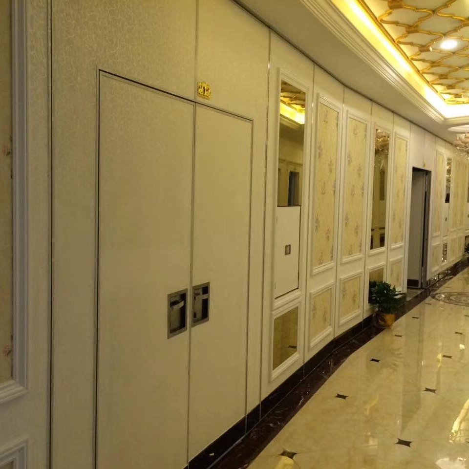 东莞酒店宴会厅高隔断活动屏风折叠门可移动隔断推拉铝合金隔墙包安装