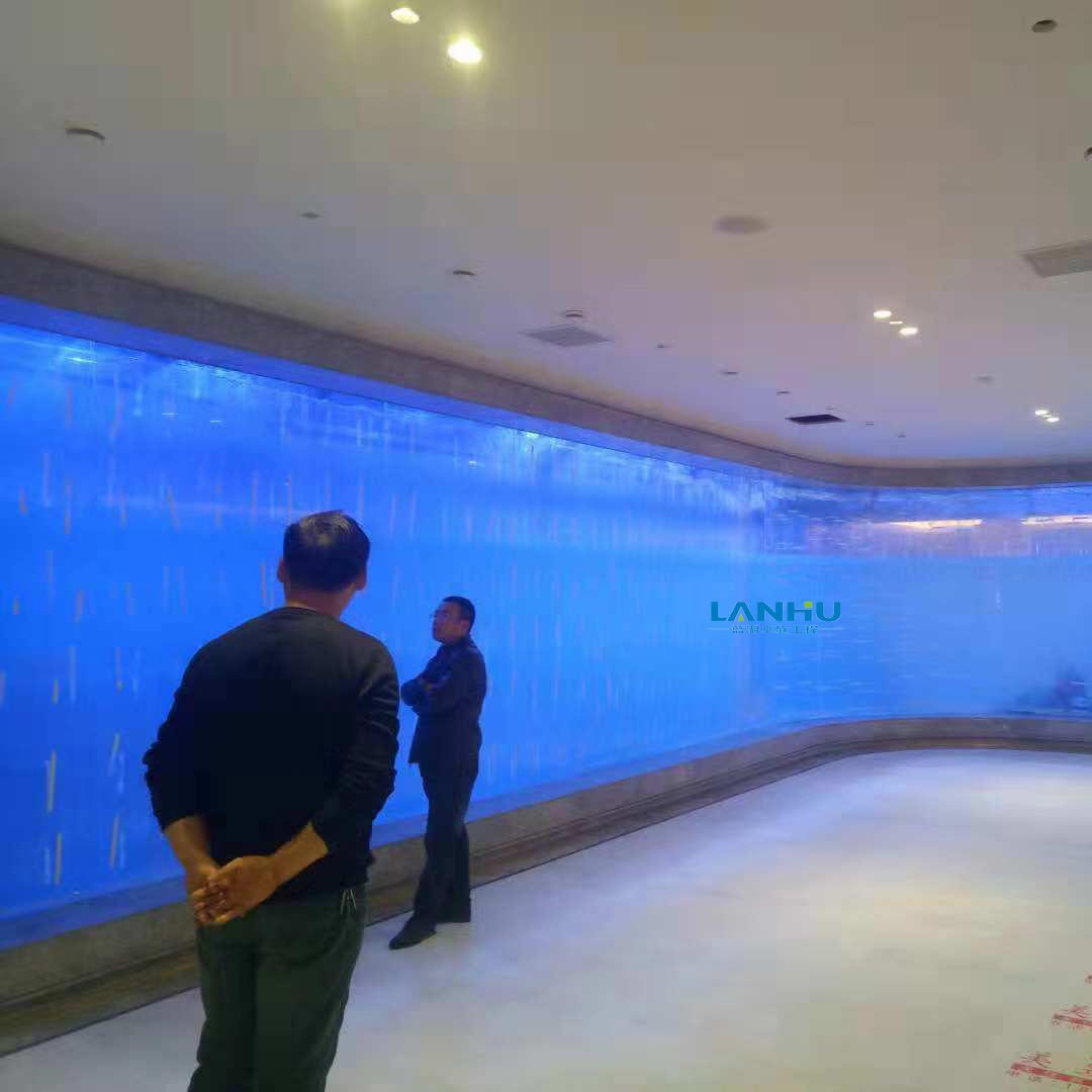 lanhu设计定做大型鱼缸 造景施工 承接鱼缸造景 海洋馆造景工程