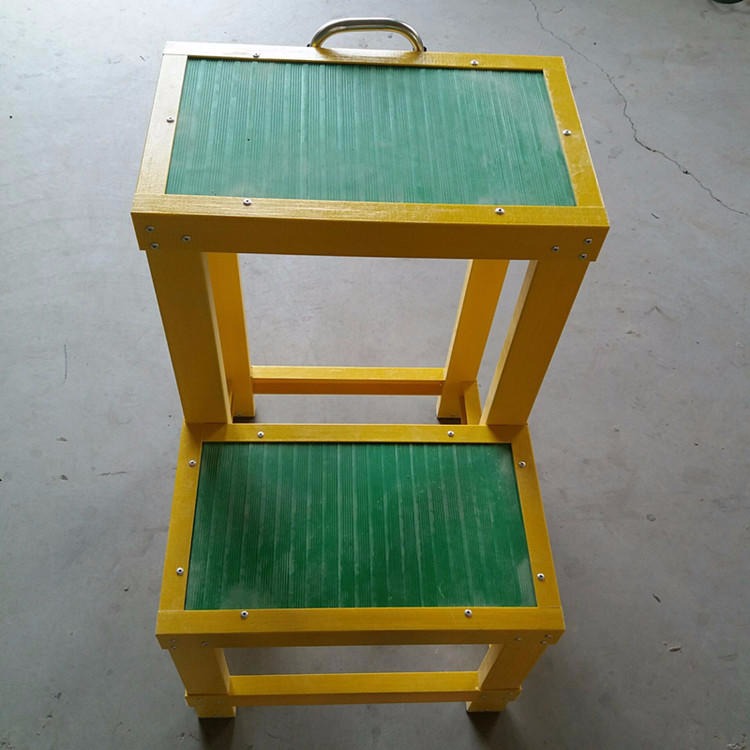 绝缘高低凳 玻璃钢电工凳 可移动绝缘凳加厚绝缘双层凳 英威制品