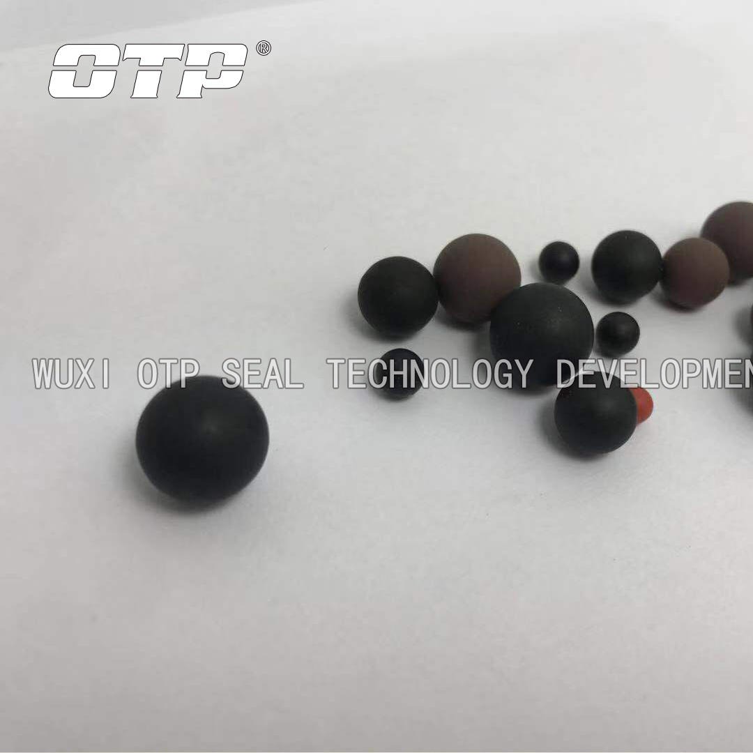 OTP沃尔顶表面磨砂的实心橡胶球       实心橡胶水磨球耐高温实心橡胶球图片