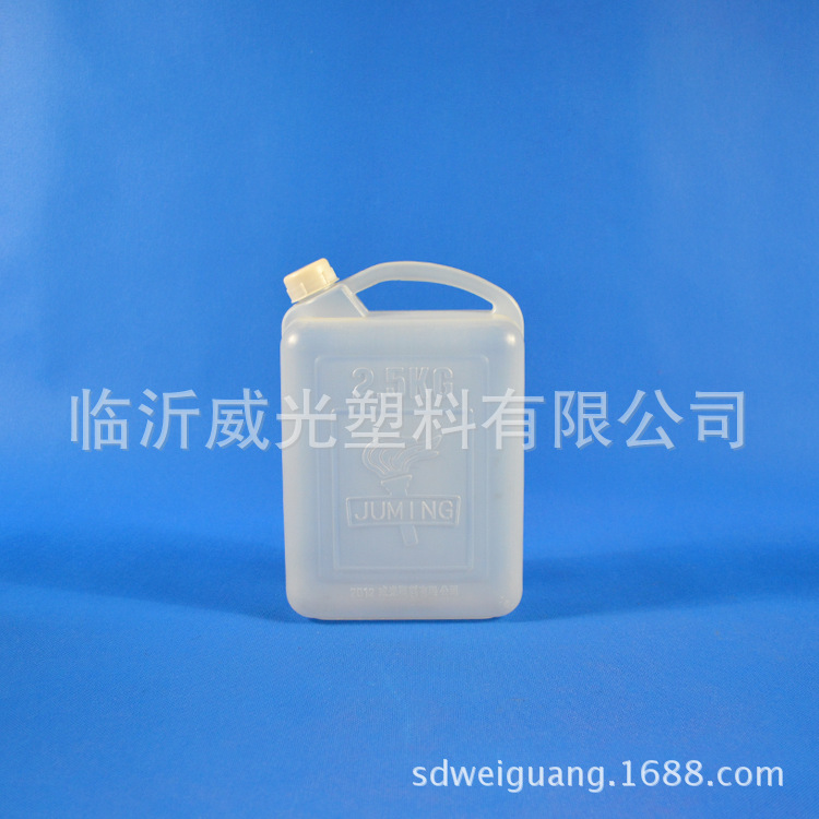 2.5公斤白色民用塑料桶 2.5L包装桶 小模具酒桶 白酒桶 高度酒桶示例图3