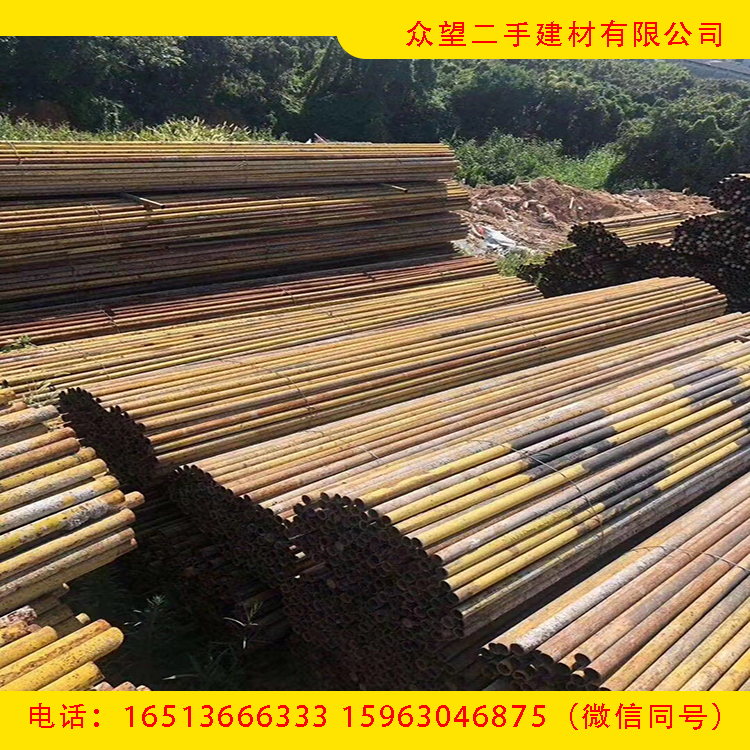 上海收购供应桥梁建筑旧架管求购旧建筑钢管众望二手建材