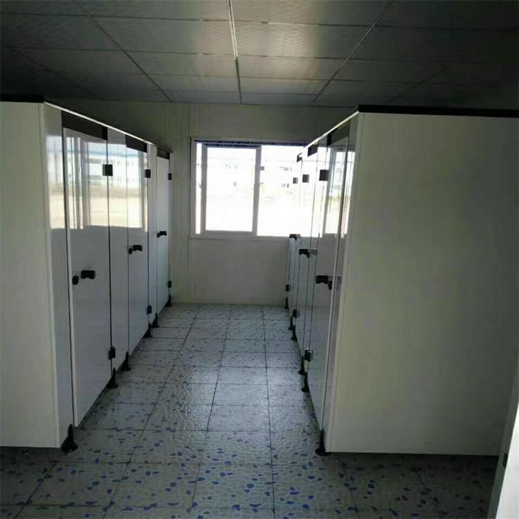 厕所隔断门 PVC板公共卫生间隔断  卫生间隔断材料 复合板到顶厕所隔断 森蒂