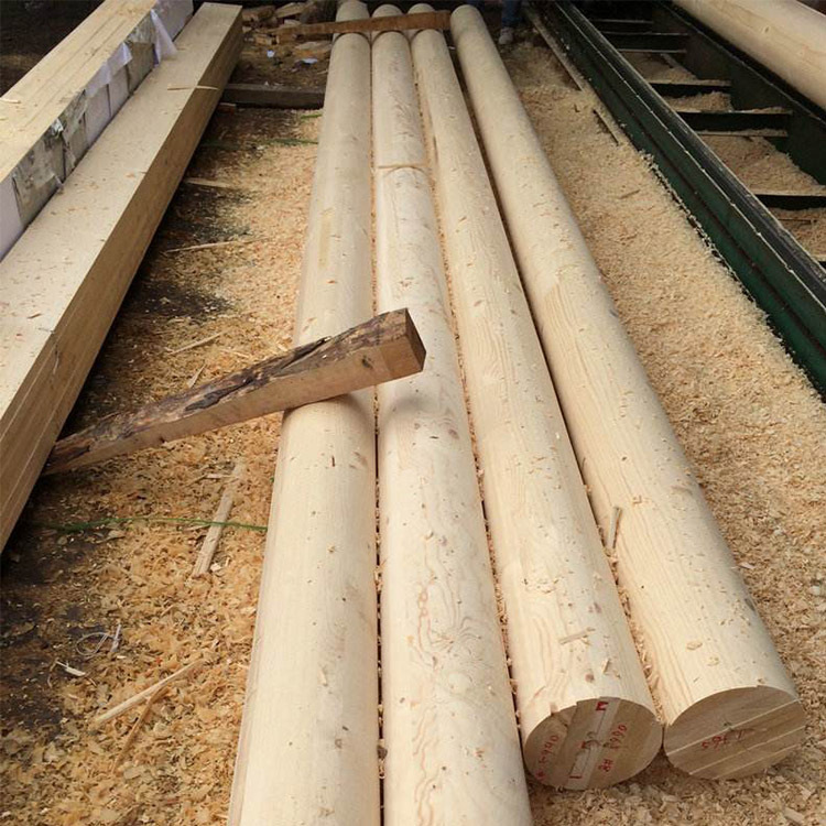河南木材厂家 木材加工 圆木棒 圆实木柱子 防腐木木料 方木木板