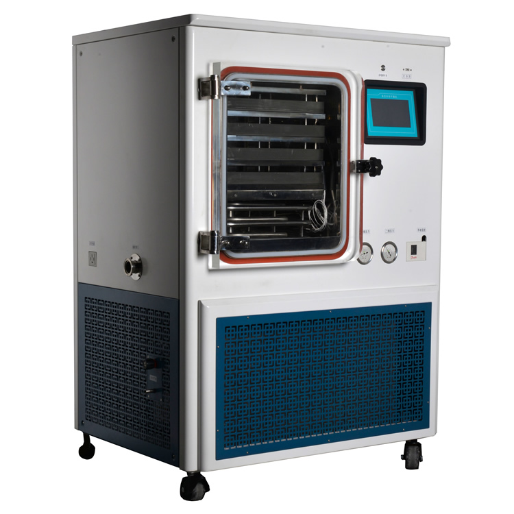 0.4平方生物制品真空冷凍干燥機LGJ-30F 中型硅油加熱冷凍干燥機 信陵儀器示例圖1