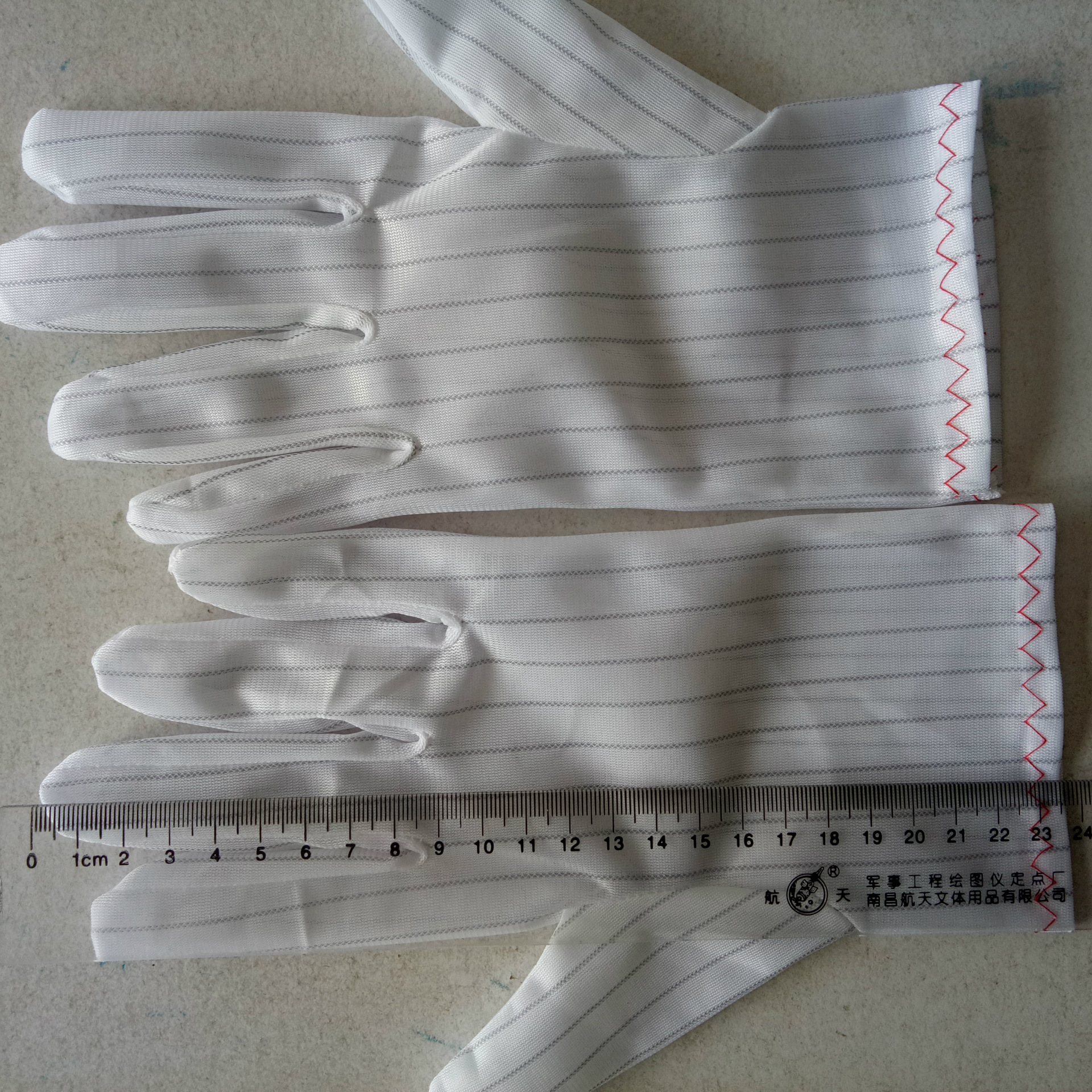 防静电双面条纹手套（长度22公分）示例图25