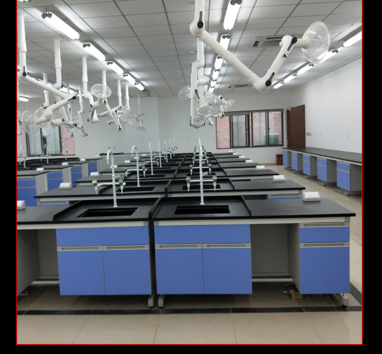 钢木实验台批发 实验室中央实验台中央仪器操作台 大型实验室设备示例图10
