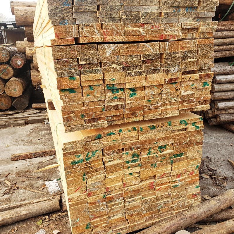 木材厂批发松木 新西兰松木方邦皓定制各种方木 打木架木条 枕木垫木大方图片