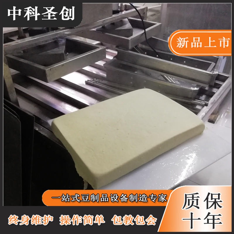 亳州小型豆腐制作机械设备 不锈钢全自动豆腐生产线 中科上门安装