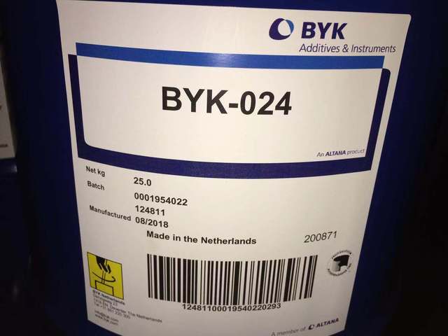 德国毕克BYK024消泡剂 有机硅消泡剂 相容性好 易添加 用途广泛