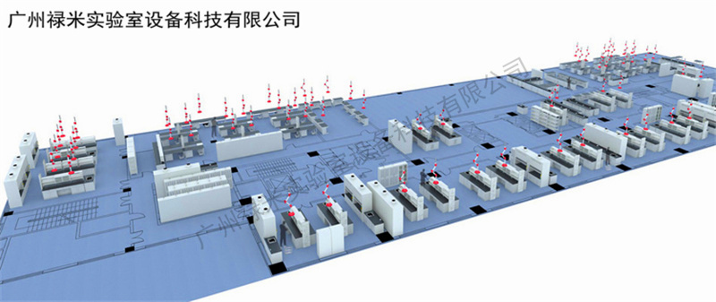 广东 优势做实验室家具 通风系统工程的厂家 禄米实验室定制产品LUMI-SYS908D