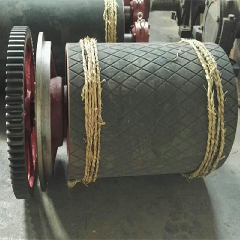 树德DTII型皮带机滚筒铸胶改向辊筒矿用传动辊筒重型辊筒导向滚筒压花滚筒排渣滚筒尼龙滚筒