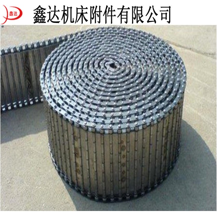 不锈钢输送链板 排屑链板 传动链板 车间专用废料输送链板