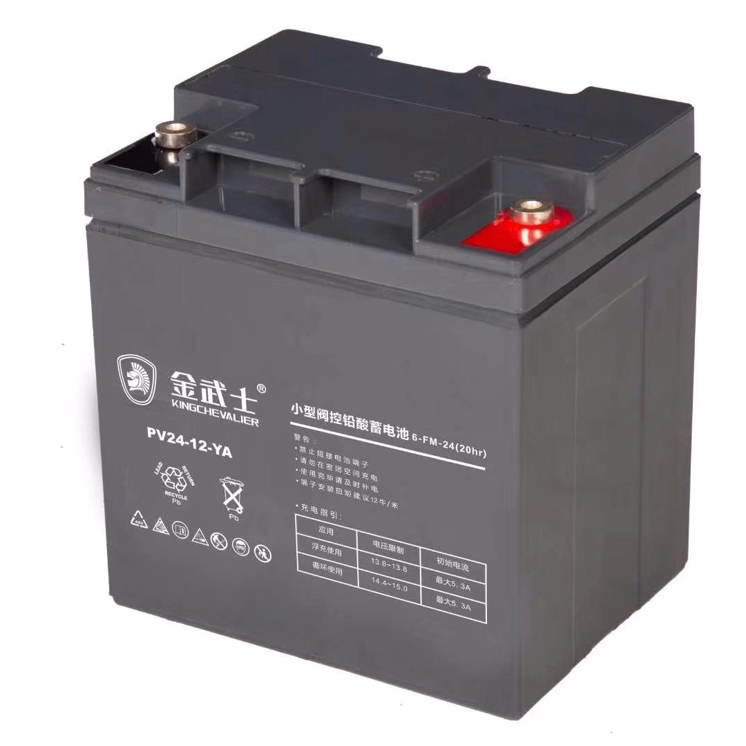 金武士蓄电池12V24AH 金武士蓄电池PV24-12 -YA 铅酸免维护蓄电池 UPS电源专用 现货供应