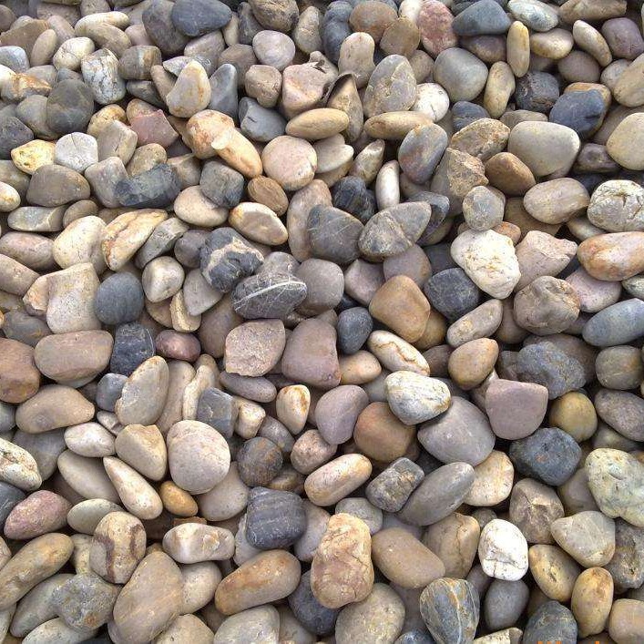 贵阳黑色鹅卵石现货价格 园林装饰鹅卵石目前的市场价格 天然杂色鹅卵石滤料