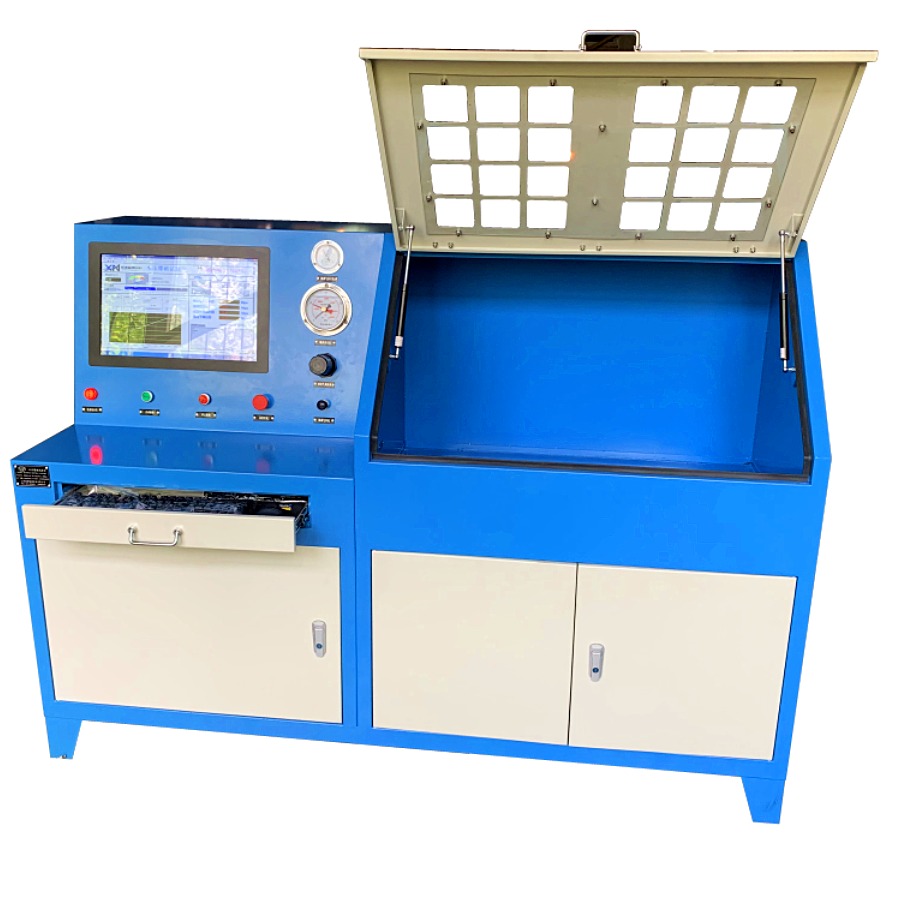 铸件水压试验机 山东欣诺检测设备箱体定制 压力容器耐压试验机