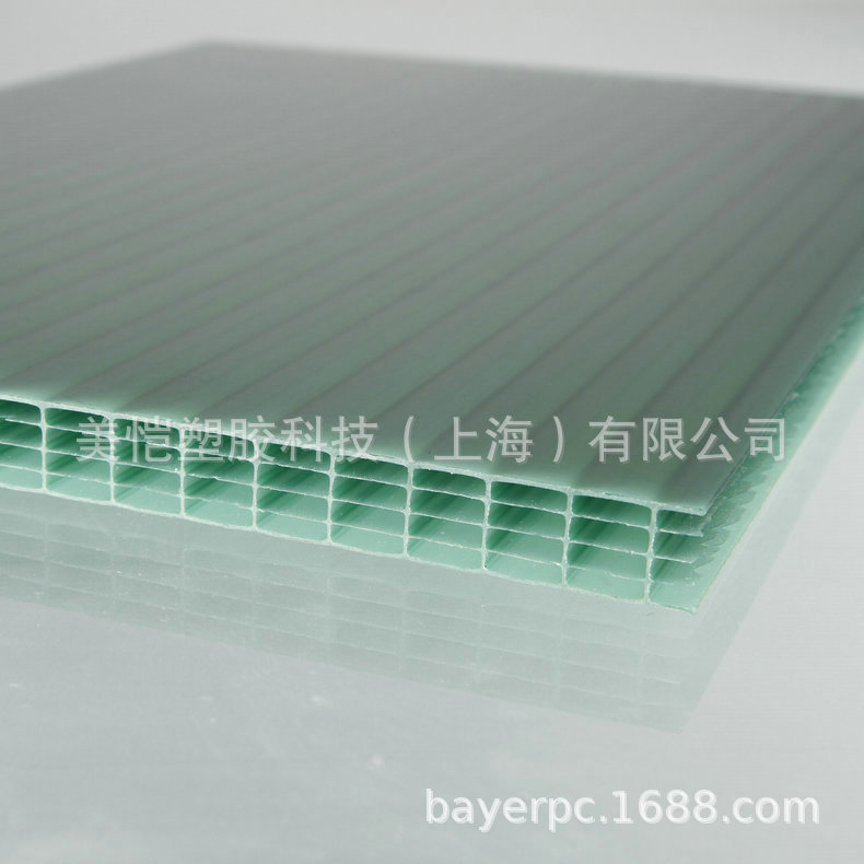 五层阳光板厂家 大量供应 乳白阳光板 10mm阳光板示例图7
