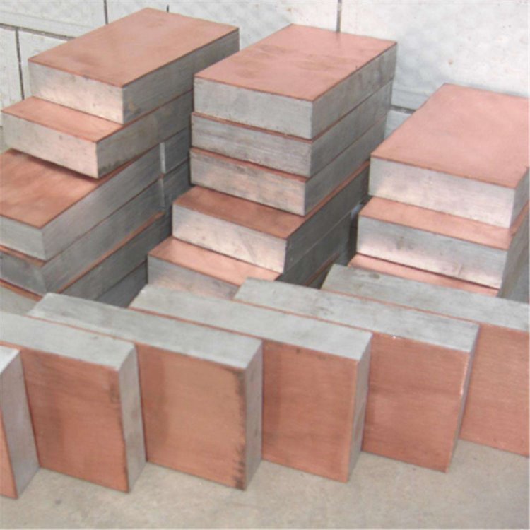 生产铜铝复合垫片 加工 复合板接地块 电力工程 铜铝复合板厂家