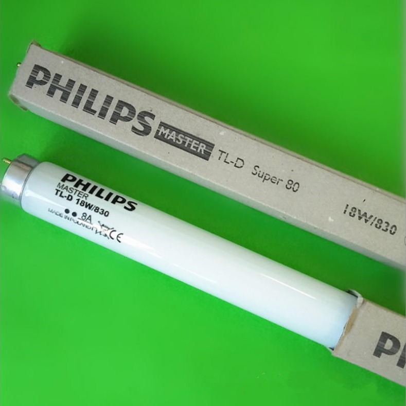 飞利浦/Philips TL83光源 TL-D 18W/830标准对色灯管 三基色荧光灯