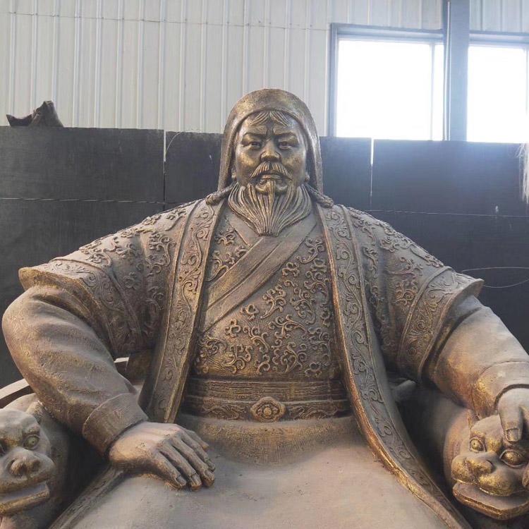 佰盛 蒙古人物演奏马头琴雕塑 蒙古人物雕塑雕像厂家 蒙古人物雕塑模型厂家定做图片