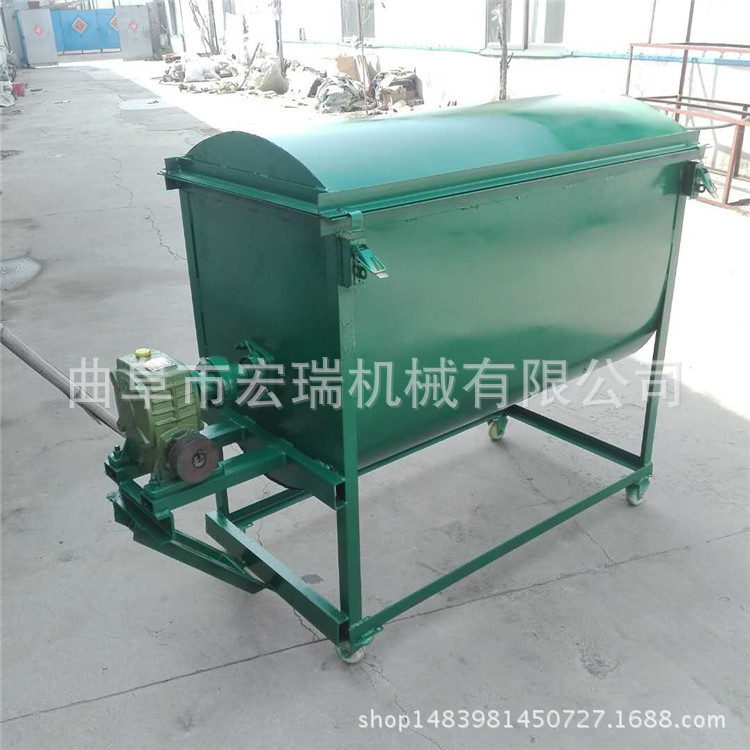 猪饲料搅拌机 200公斤卧式搅拌机生产厂家示例图3