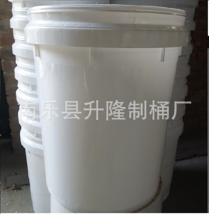 厂家供应 18升塑料桶涂料桶 白乳胶桶防水桶墙固桶 可丝印 贴膜示例图3