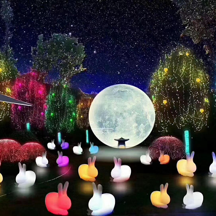 潮州市月亮道具 发光充气月亮 众暖道具 出租价格
