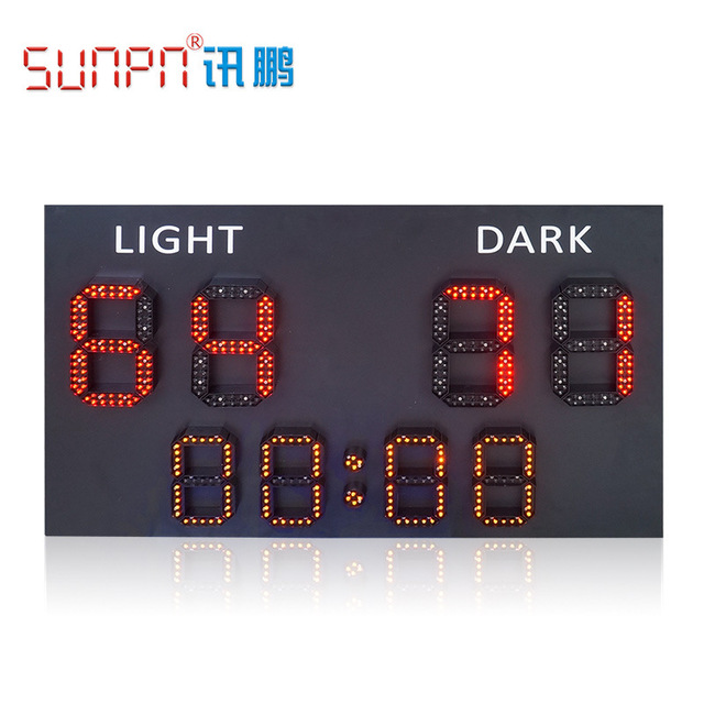 SUNPN讯鹏厂家直销 LED比分牌 比赛记分牌显示屏 户外防水出口专用