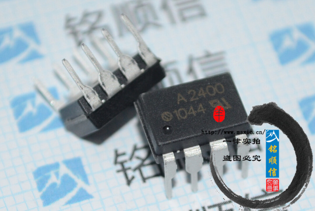 实物拍摄插件DIP光藕HCPL-2400  A2400  原装供应光电耦合器