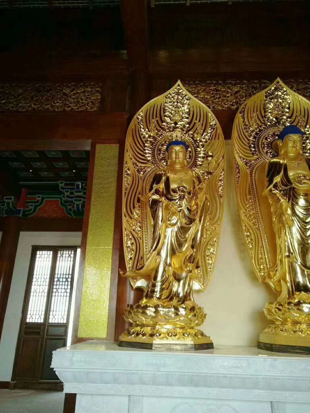 佛像 佛像批发厂家供应寺庙西方三圣菩萨佛像 铜雕西方三圣佛像 坐像西方三圣佛像