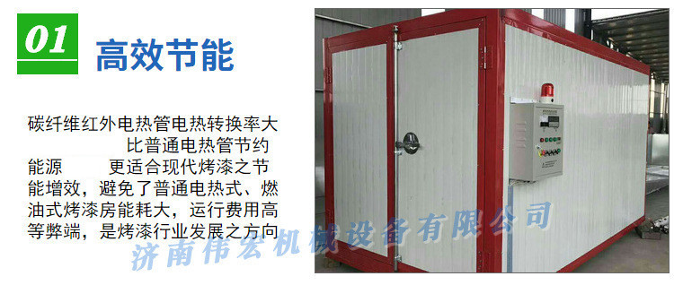 供应环保型高温烤漆房高温喷塑房 烤箱设备 高温烤房示例图9