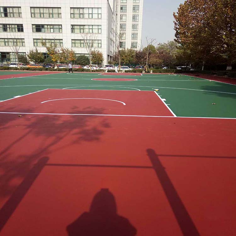 硅PU塑胶网球场建设 硅PU篮球场地胶材料 恒扬 地面材料