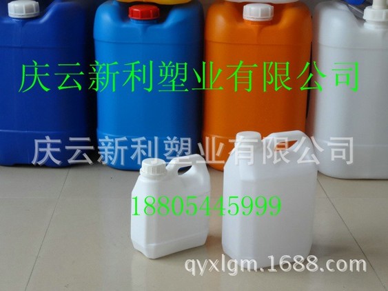 1公斤塑料桶塑料瓶1KG试剂瓶香料桶1L包装桶液体密封桶供应示例图4