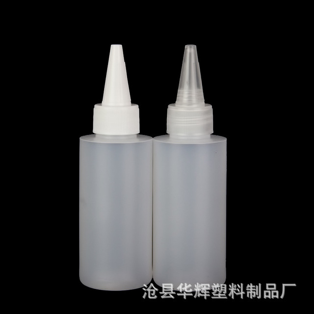 厂家直销 100毫升尖嘴瓶 乳白色尖嘴瓶系列 尖嘴塑料瓶 100毫升尖嘴塑料瓶图片