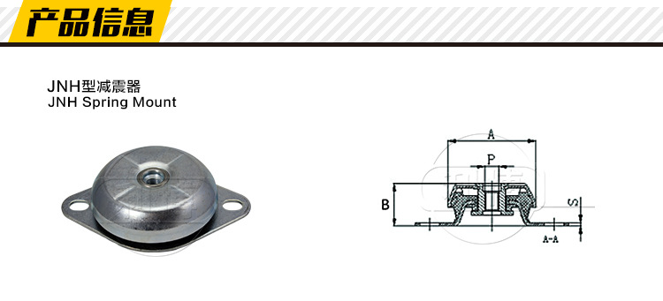 JNH型风机减震器金属橡胶减震器发电机减震器示例图1
