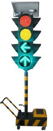 深圳创安达驾校用临时路口用太阳能移动信号灯交通红绿灯质保两年示例图2