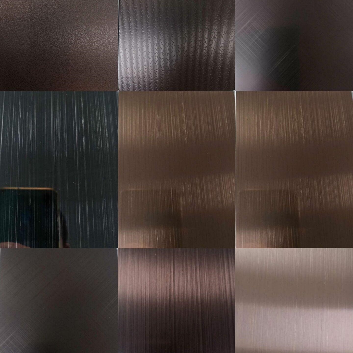 佛山市万山彩色不锈钢--厂家直销--201/304黑钛、古铜、香槟金、、、