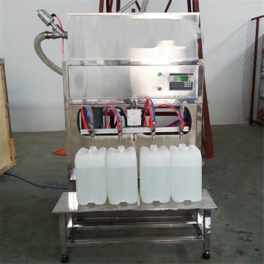 厂家定制半自动自流式灌装机  白酒灌装机 10L定量尿素液灌装机图片