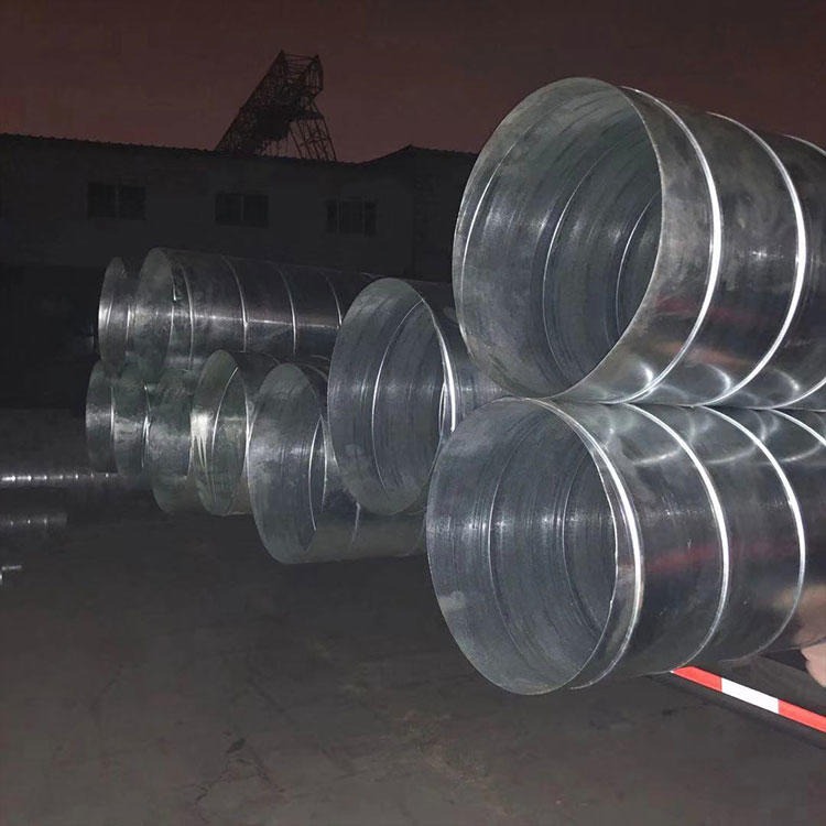唐海螺旋风管厂 白铁皮螺旋风管 镀锌螺旋通风管 君亿贝定制