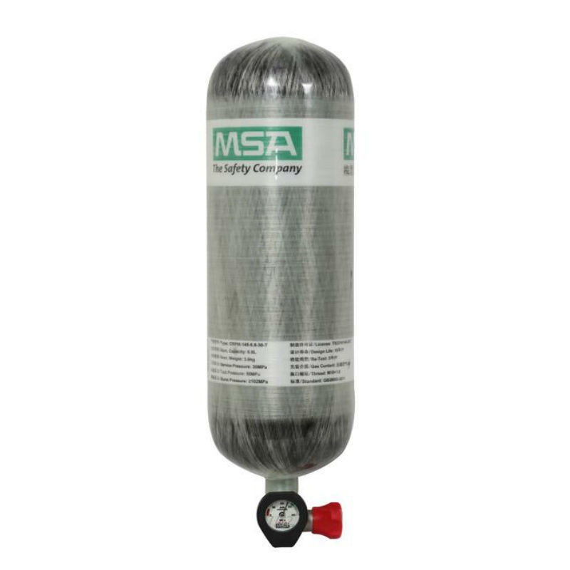 MSA/梅思安3579164（6.8L）带表Luxfer碳纤气瓶带瓶表（可代替3569163）