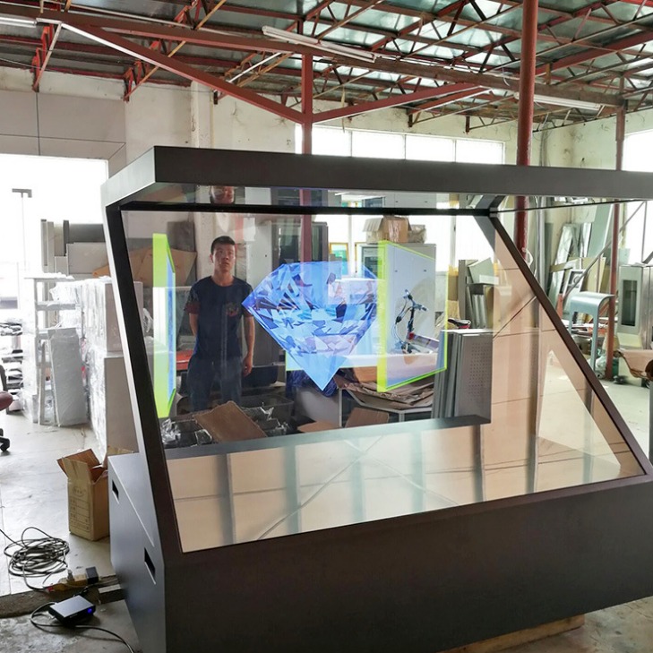 DILONE 厂家直销180全息投影广告机 3D全息展柜 全息投影设备 全息投影 齐全