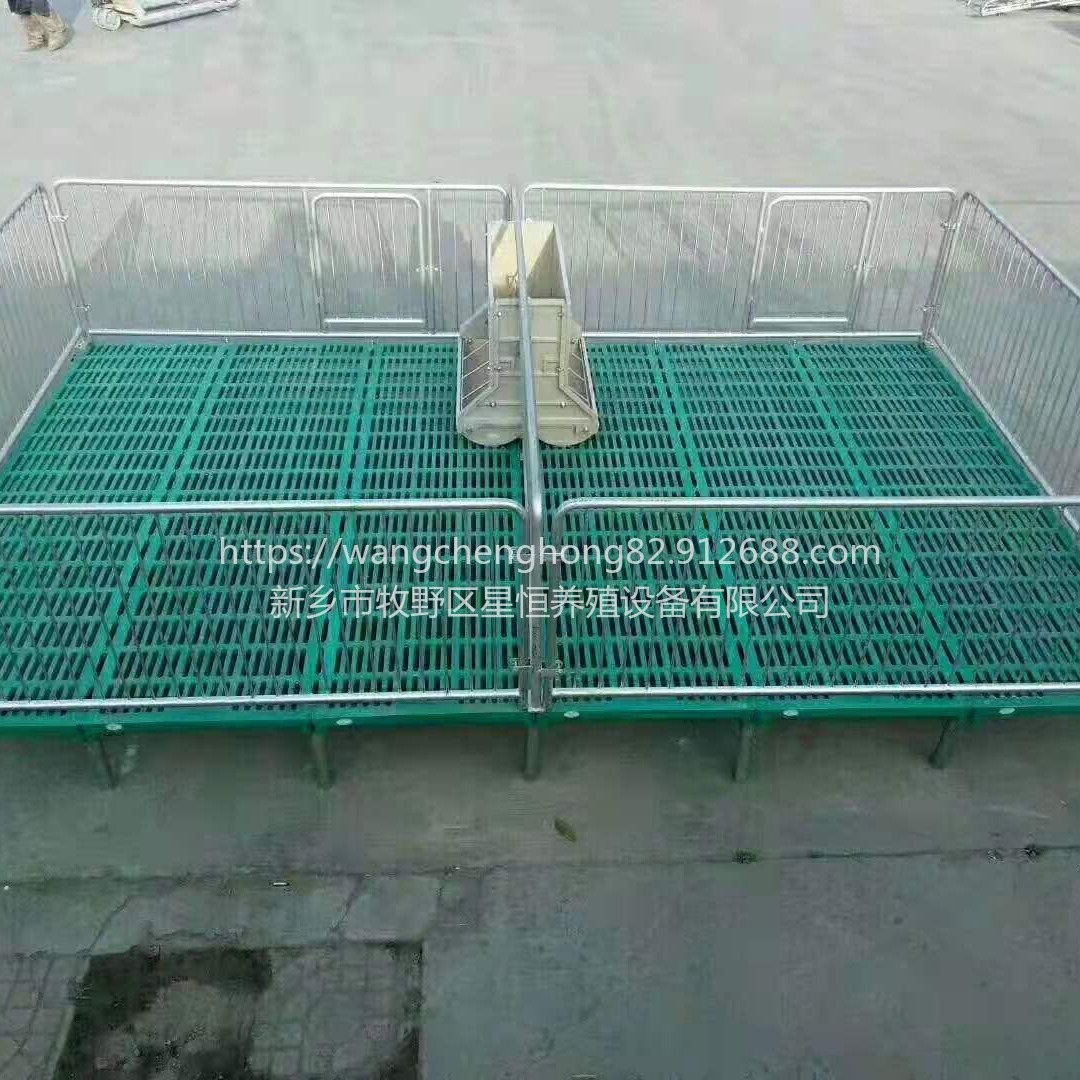 星恒机械厂家定制全复合保育床小猪保育栏母猪产床定位栏